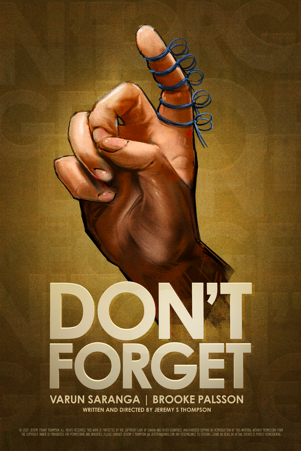 Poster Don´t Forget