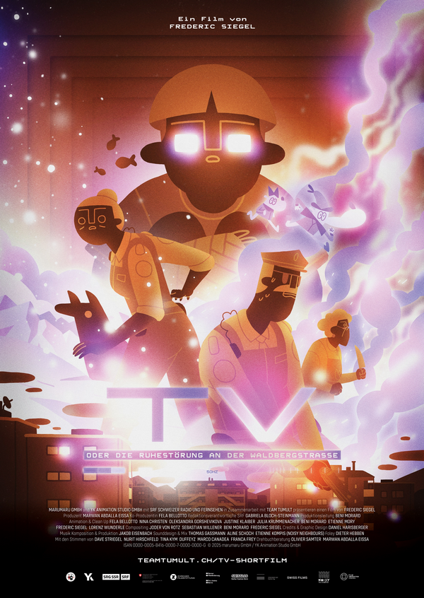 Poster TV oder Die Ruhestörung an der Waldbergstraße